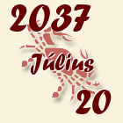 Rák, 2037. Július 20