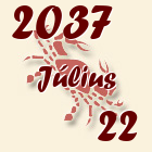 Rák, 2037. Július 22