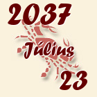 Rák, 2037. Július 23