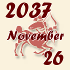 Nyilas, 2037. November 26