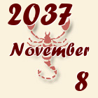 Skorpió, 2037. November 8