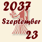 Szűz, 2037. Szeptember 23