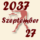 Mérleg, 2037. Szeptember 27