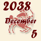 Nyilas, 2038. December 5