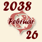 Halak, 2038. Február 26