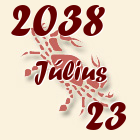 Rák, 2038. Július 23