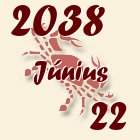 Rák, 2038. Június 22
