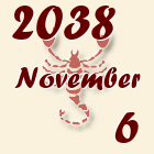 Skorpió, 2038. November 6
