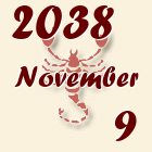 Skorpió, 2038. November 9