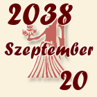Szűz, 2038. Szeptember 20
