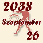 Mérleg, 2038. Szeptember 26