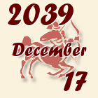 Nyilas, 2039. December 17