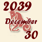 Bak, 2039. December 30