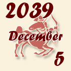 Nyilas, 2039. December 5