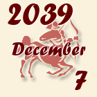 Nyilas, 2039. December 7
