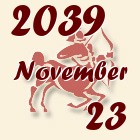 Nyilas, 2039. November 23