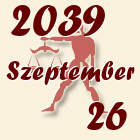 Mérleg, 2039. Szeptember 26