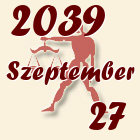 Mérleg, 2039. Szeptember 27