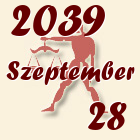 Mérleg, 2039. Szeptember 28