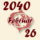Halak, 2040. Február 26