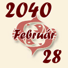 Halak, 2040. Február 28