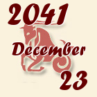 Bak, 2041. December 23