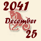 Bak, 2041. December 25
