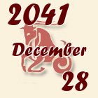 Bak, 2041. December 28