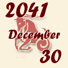 Bak, 2041. December 30