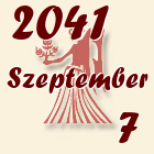 Szűz, 2041. Szeptember 7