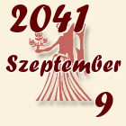 Szűz, 2041. Szeptember 9