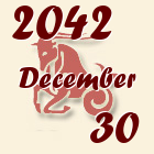 Bak, 2042. December 30