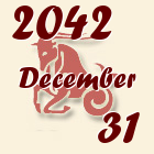 Bak, 2042. December 31
