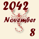 Skorpió, 2042. November 8
