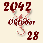 Skorpió, 2042. Október 28
