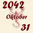 Skorpió, 2042. Október 31