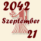 Szűz, 2042. Szeptember 21