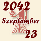 Szűz, 2042. Szeptember 23