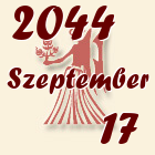Szűz, 2044. Szeptember 17