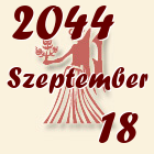 Szűz, 2044. Szeptember 18