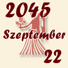 Szűz, 2045. Szeptember 22