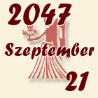 Szűz, 2047. Szeptember 21