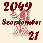 Szűz, 2049. Szeptember 21