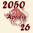 Bika, 2050. Április 26
