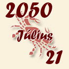Rák, 2050. Július 21