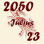 Rák, 2050. Július 23