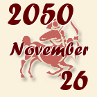 Nyilas, 2050. November 26
