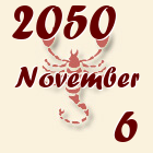 Skorpió, 2050. November 6