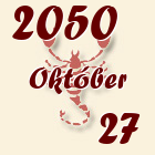 Skorpió, 2050. Október 27