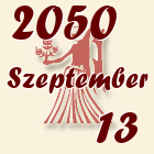 Szűz, 2050. Szeptember 13